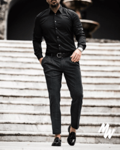  Black Pant Combination with Black T-Shirt