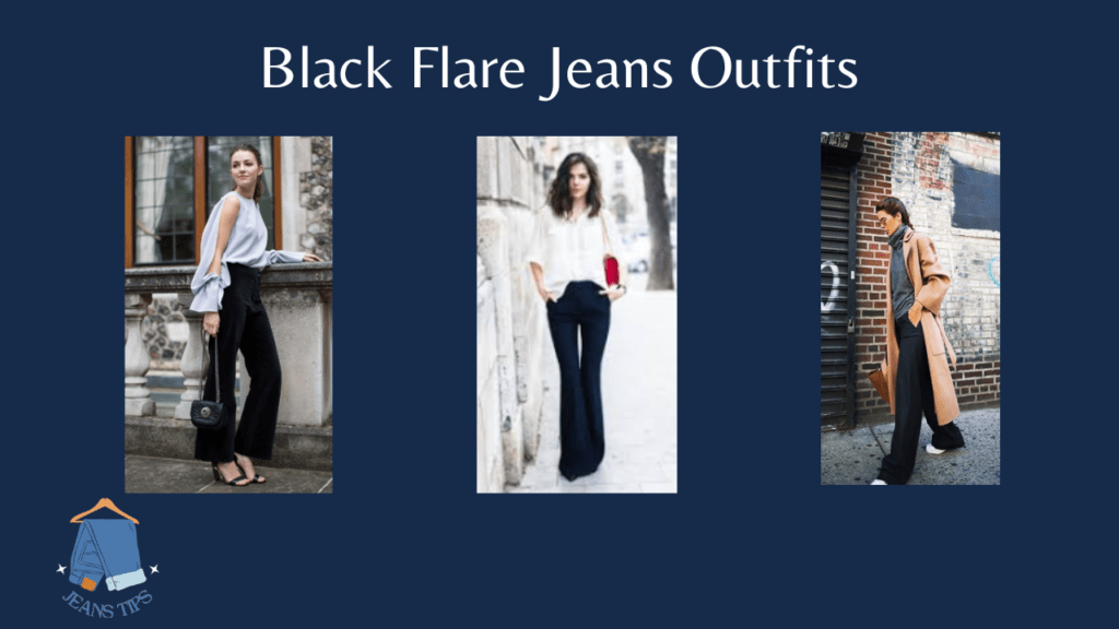 Black Flare Jeans Outfits