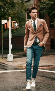 blazer and jeans for Men