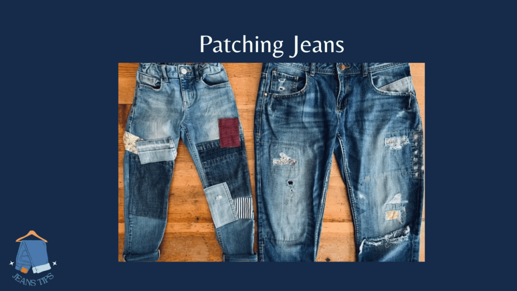 how to Patch Jeans